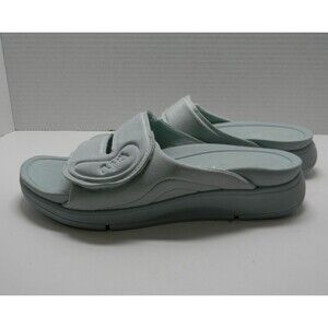 Ryka Re-Zorb Lite Cushioning Foam Slides Size 5 Mint Green NWOT